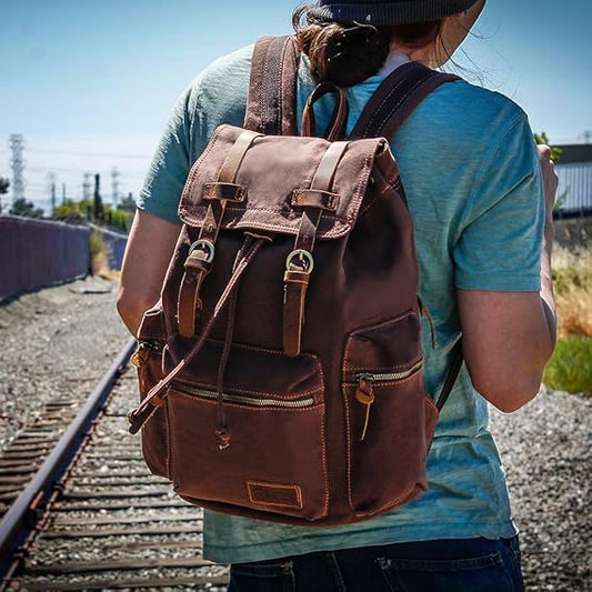 Vintage Canvas Backpack