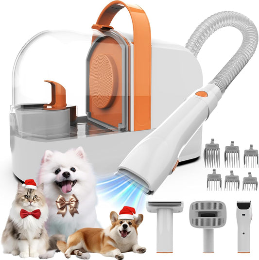 Dog Grooming Kit with Pet Clippers
