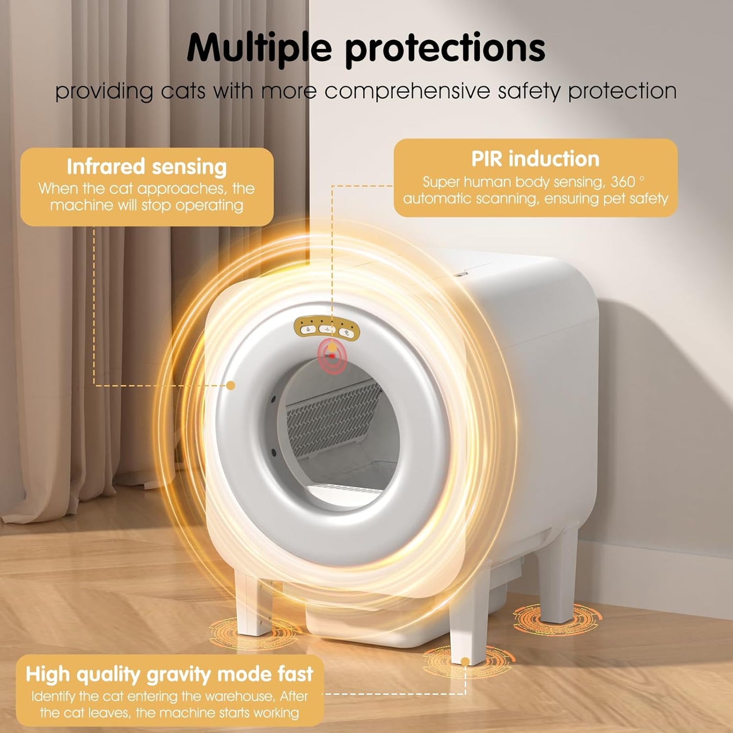 Smart Automatic Cat Litter Box