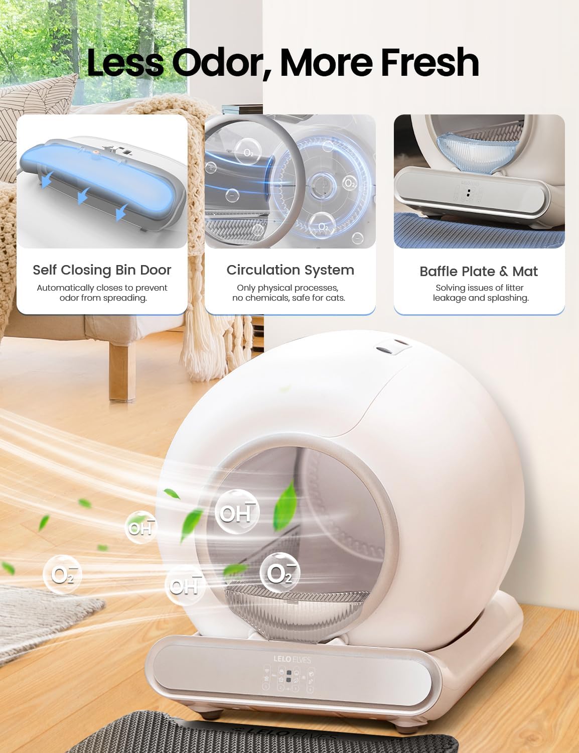 Self Cleaning Cat Litter Box