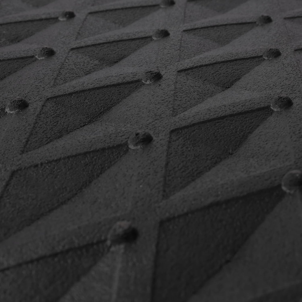 All-Weather Floor Mats Full Set Durable Anti-Slip 3D Rhombus Waterproof