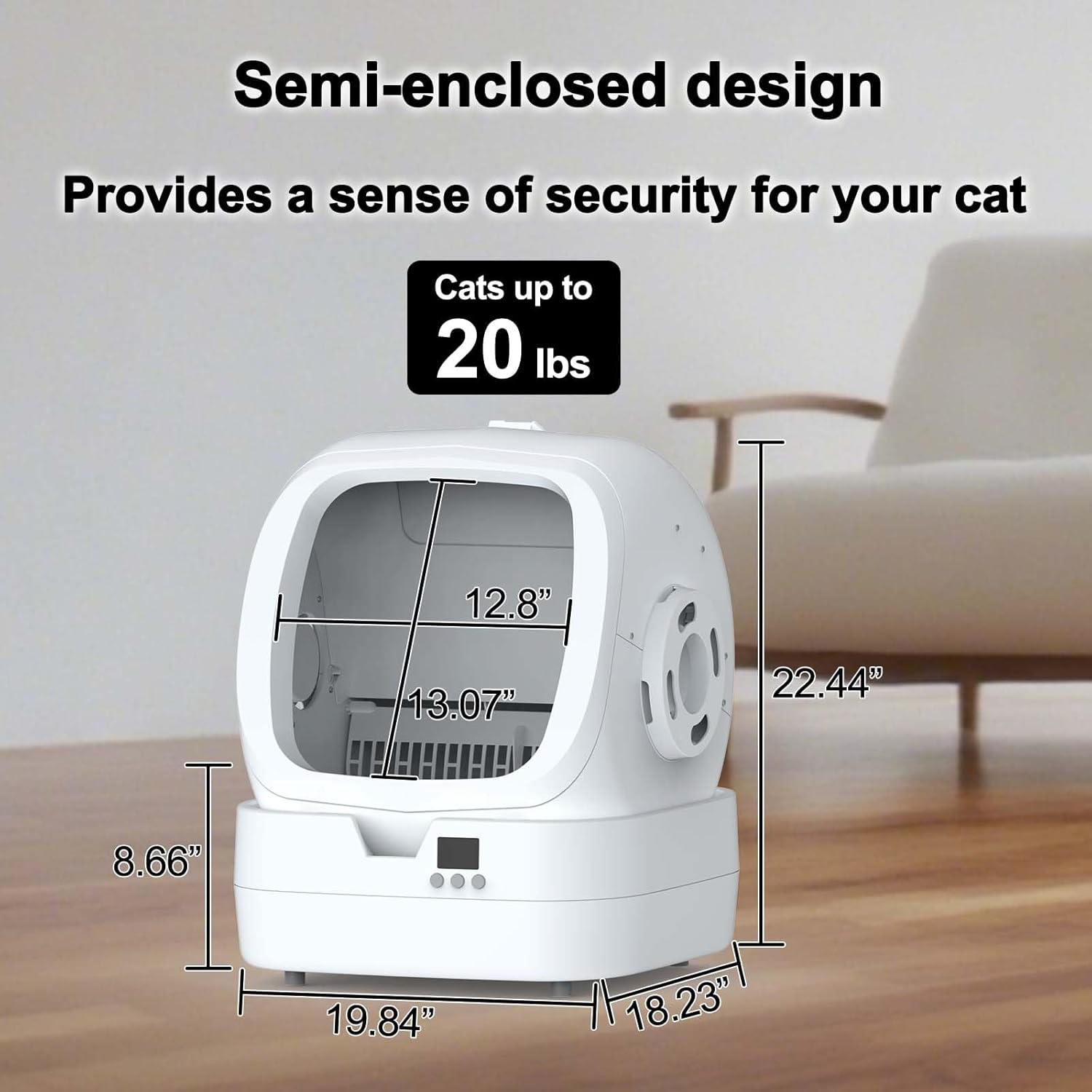 Automatic Cat Litter Box Self Cleaning