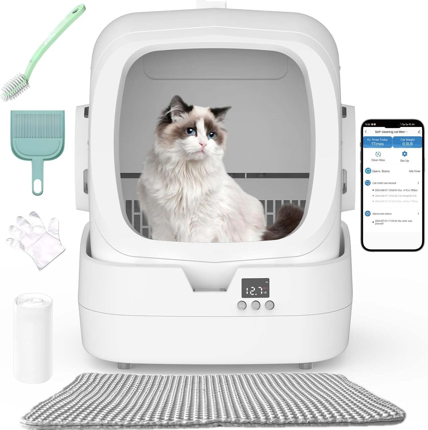 Automatic Cat Litter Box Self Cleaning