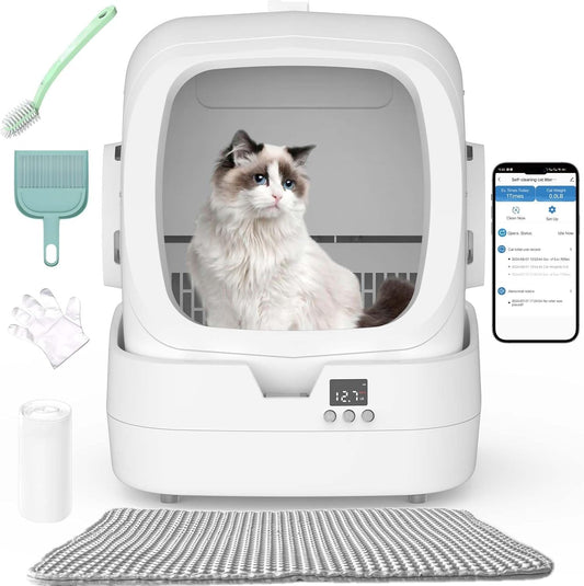 Automatic Cat Litter Box Self Cleaning