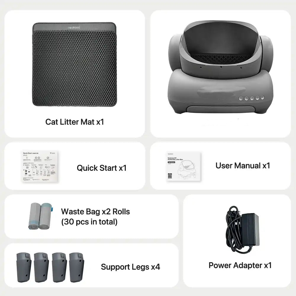 Open-Top Self-Cleaning Cat Litter Box